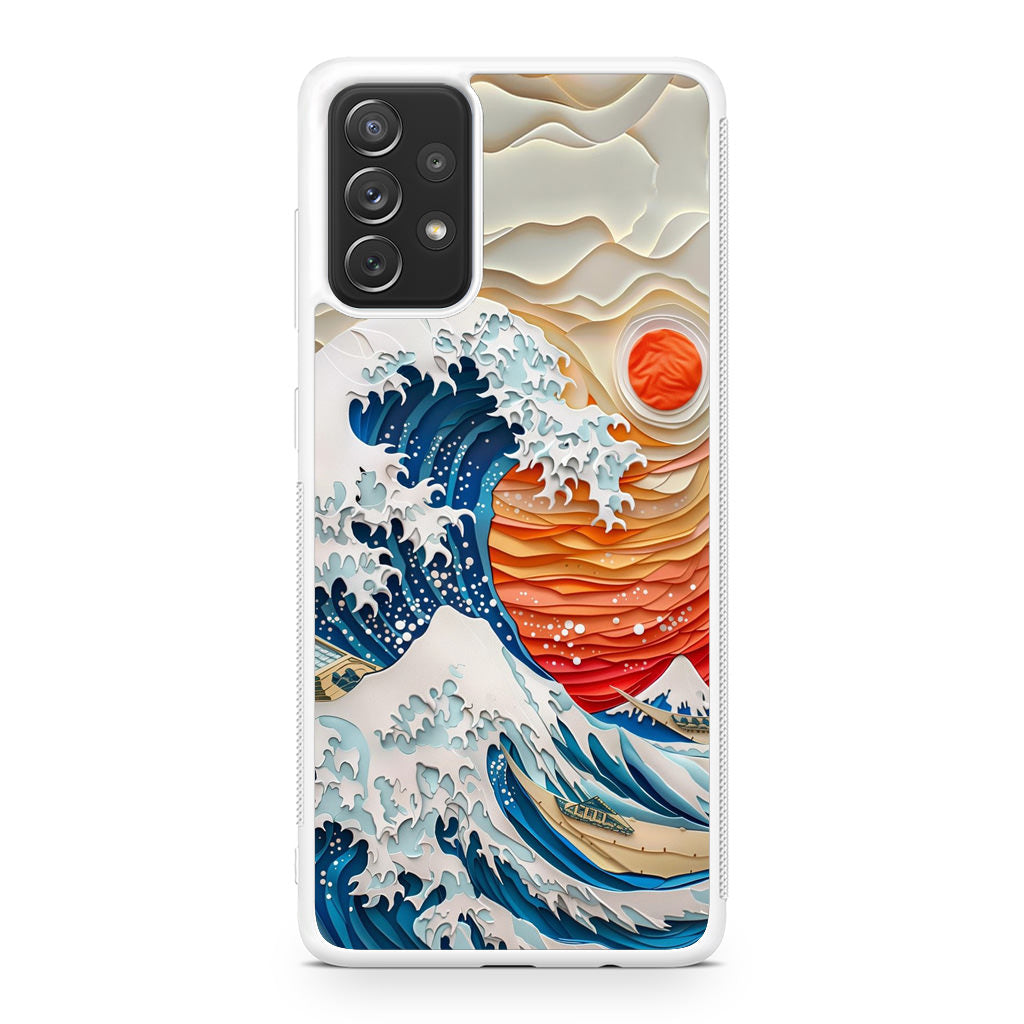 The Great Wave Off Paper Art Galaxy A23 5G Case
