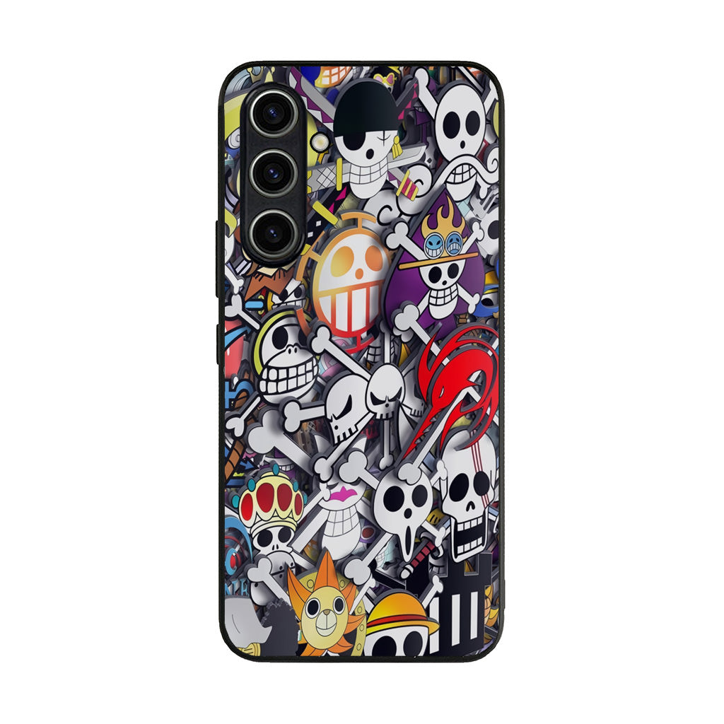 All Pirate Symbols One Piece Samsung Galaxy A35 5G Case