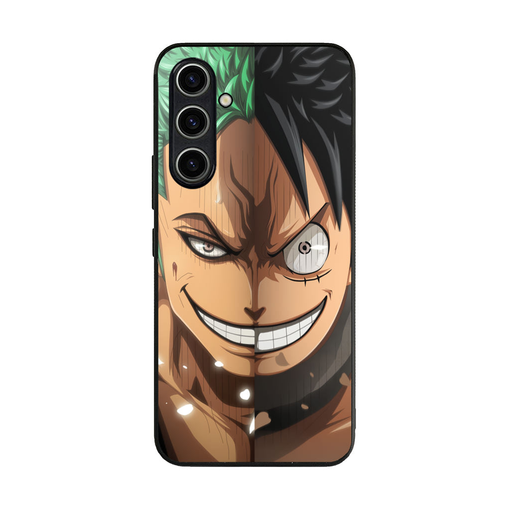 Luffy And Zoro Half Smile Samsung Galaxy A35 5G Case