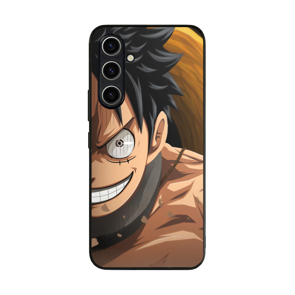 Luffy Half Smile Samsung Galaxy A35 5G Case