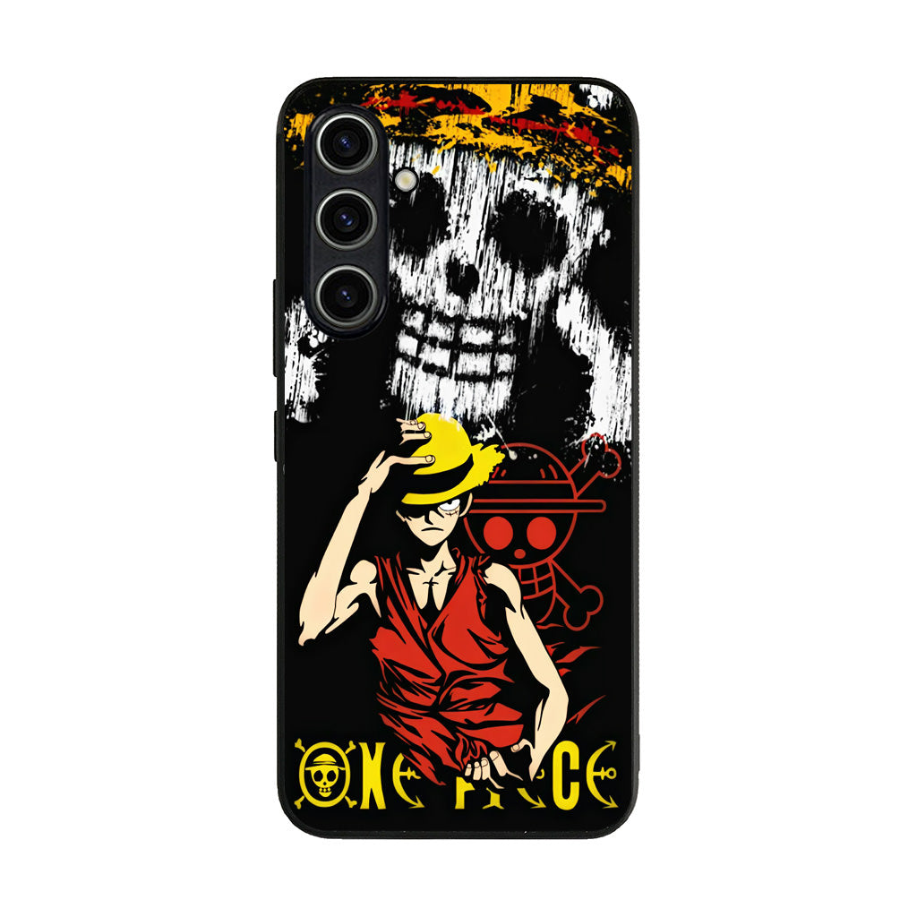 Monkey D Luffy Paint Art Samsung Galaxy A35 5G Case