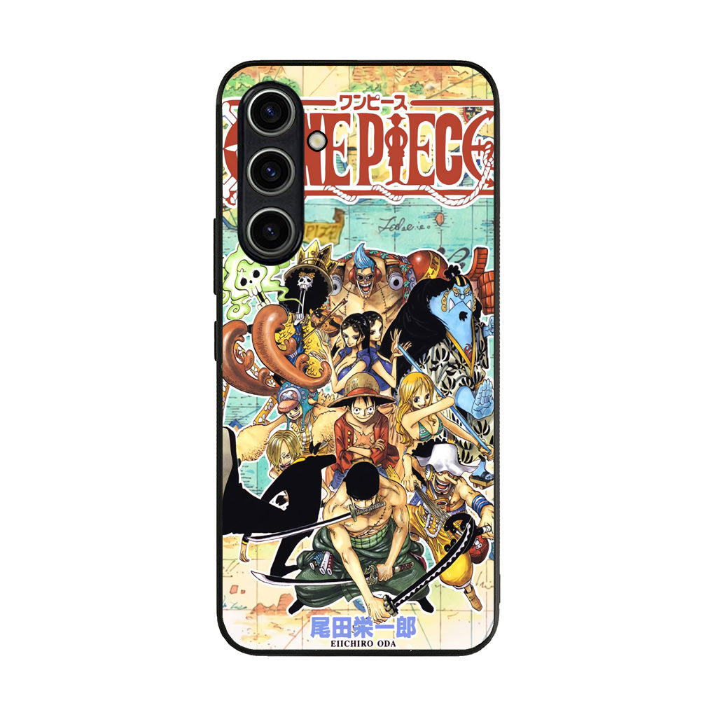 One Piece Comic Straw Hat Pirate Samsung Galaxy A35 5G Case