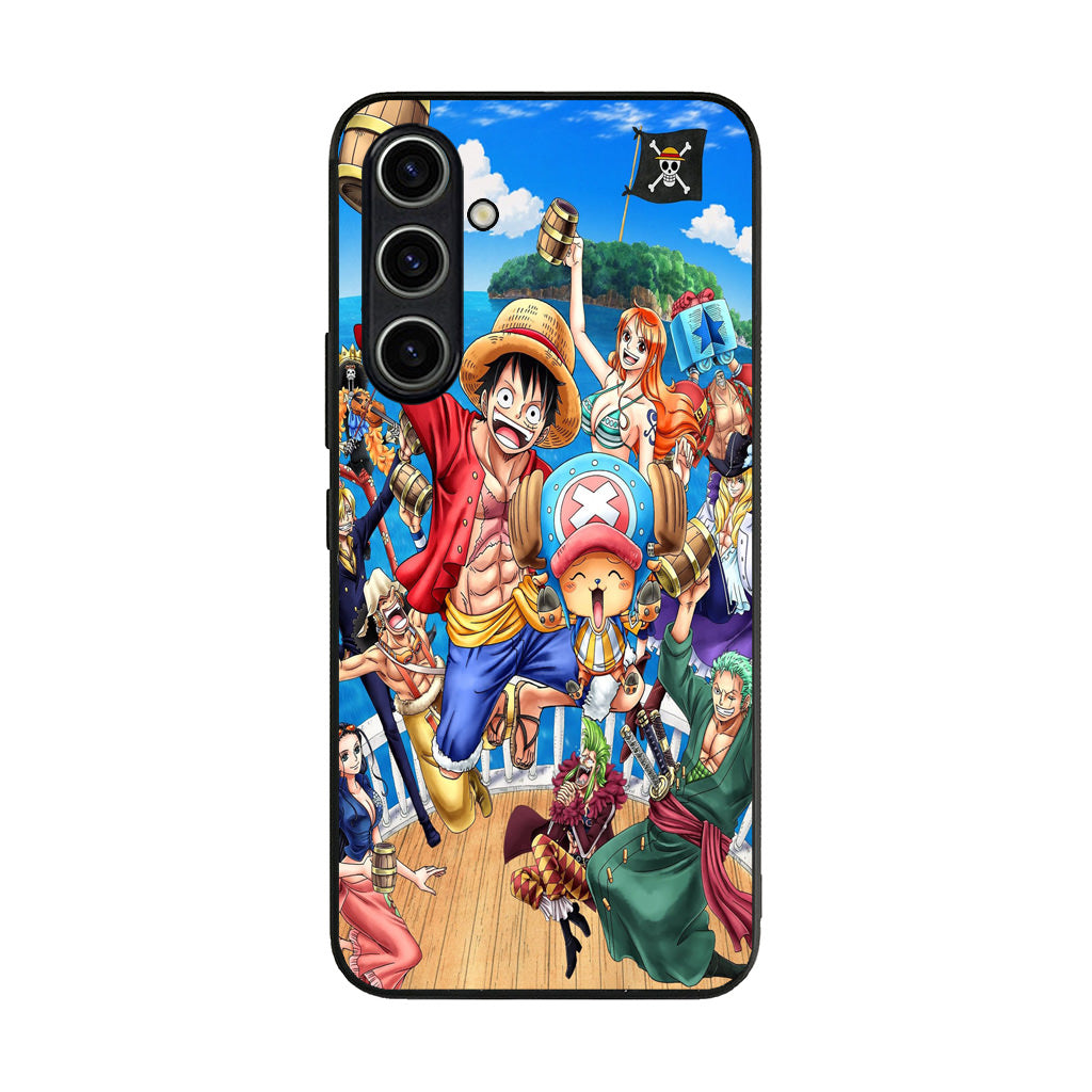 Straw Hat Pirates And Allies Samsung Galaxy A35 5G Case