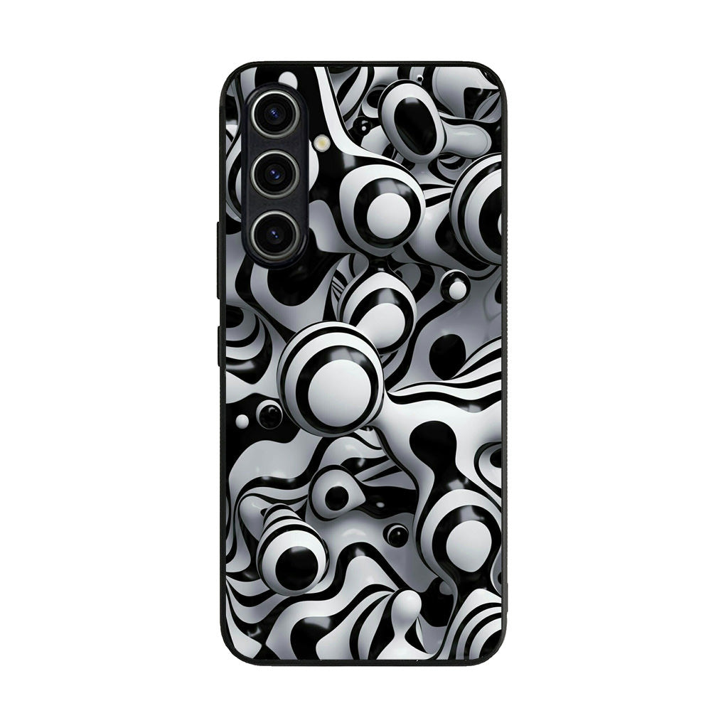 Abstract Art Black White Samsung Galaxy A35 5G Case