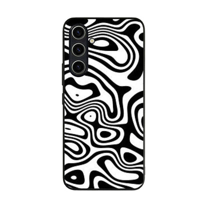 Abstract Black and White Background Samsung Galaxy A35 5G Case