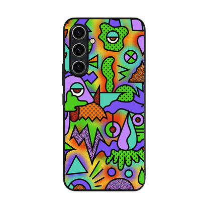 Abstract Colorful Doodle Art Samsung Galaxy A35 5G Case