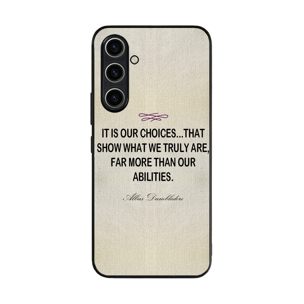 Albus Dumbledore Quote Samsung Galaxy A35 5G Case