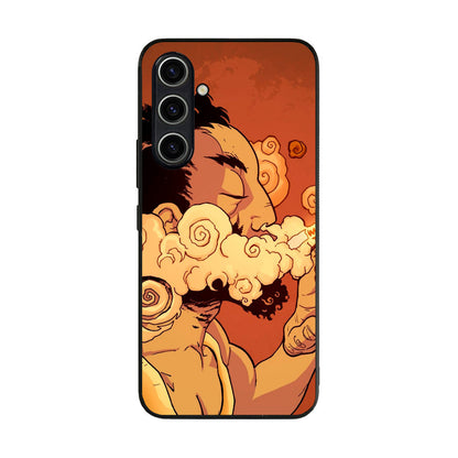 Artistic Psychedelic Smoke Samsung Galaxy A35 5G Case