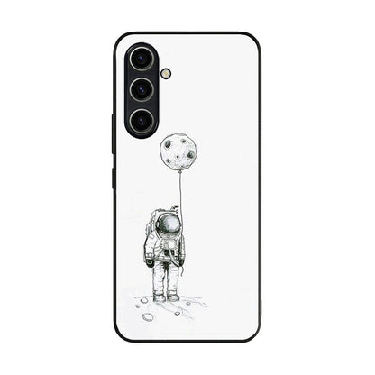 Astronaut Moon Balloon Samsung Galaxy A35 5G Case