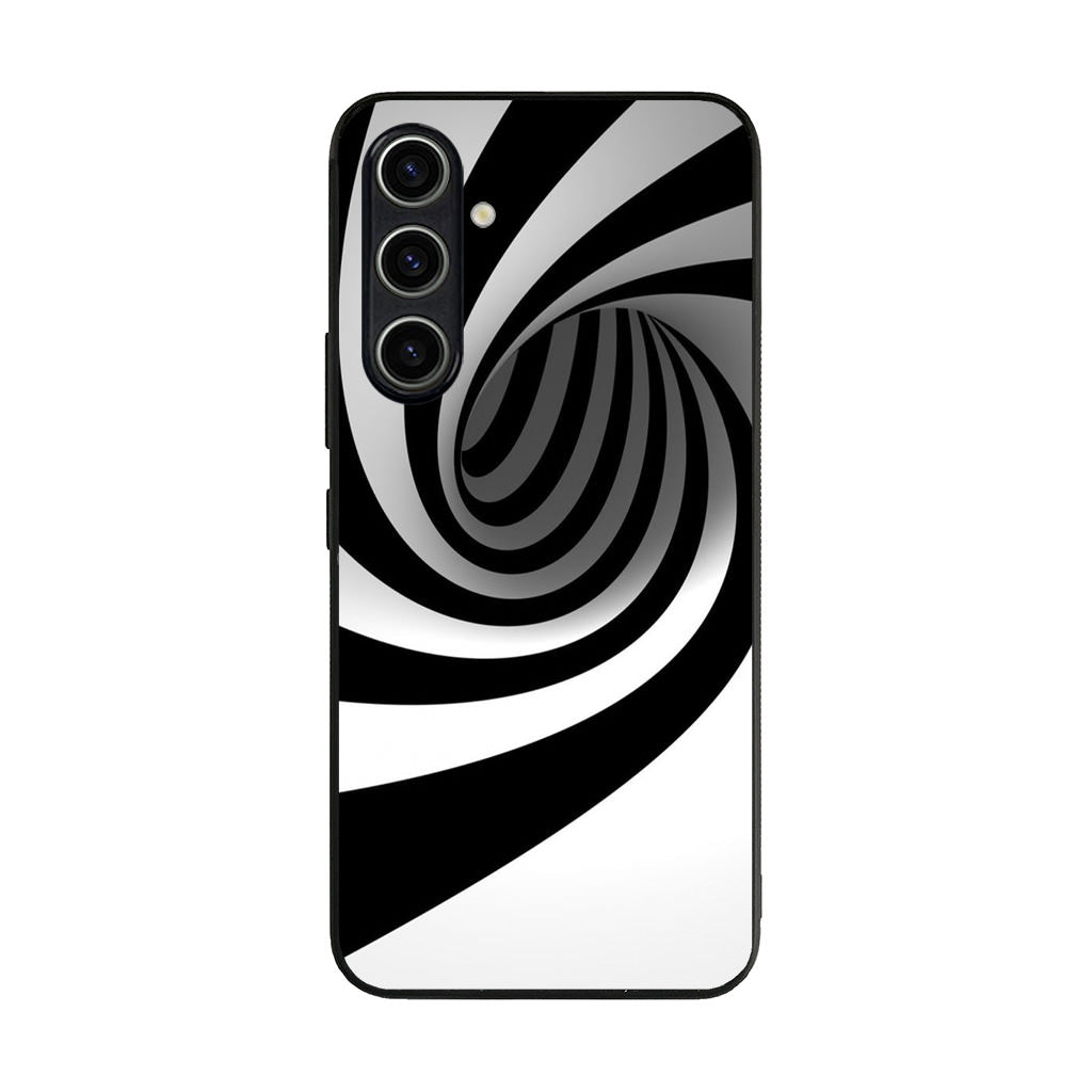 Black and White Twist Samsung Galaxy A35 5G Case