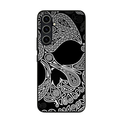 Black Skull Samsung Galaxy A35 5G Case