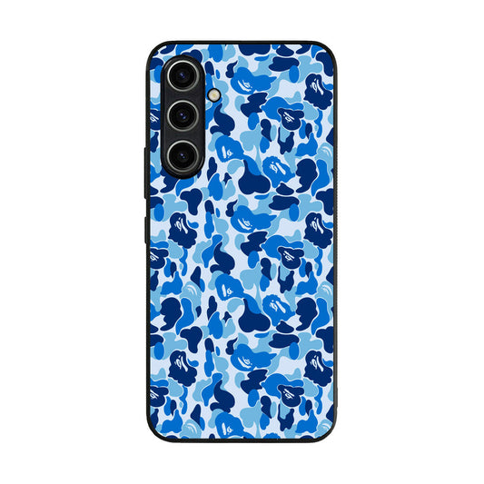 Blue Camo Samsung Galaxy A35 5G Case