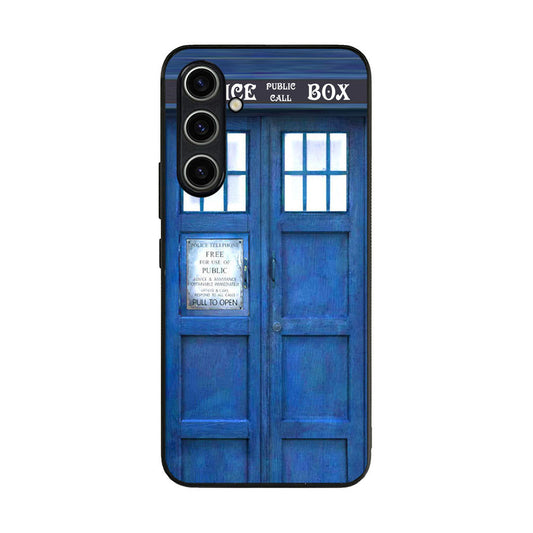 Blue Police Call Box Samsung Galaxy A35 5G Case