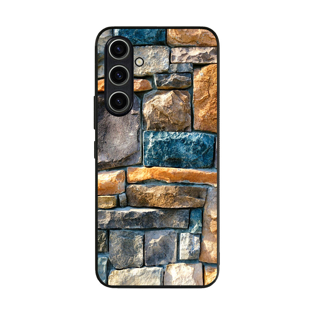 Colored Stone Piles Samsung Galaxy A35 5G Case