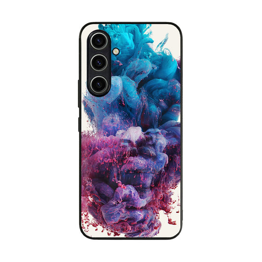 Colorful Dust Art on White Samsung Galaxy A35 5G Case