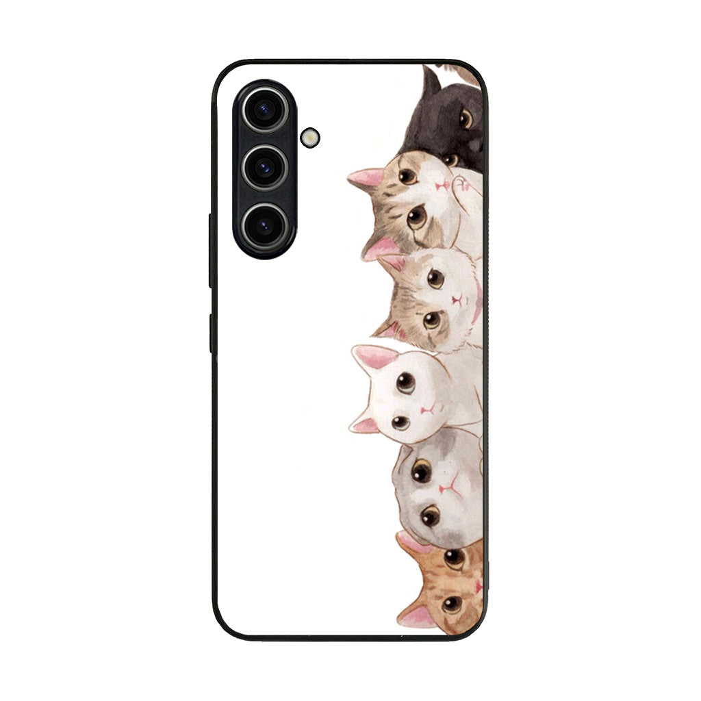 Cute Cats Vertical Samsung Galaxy A35 5G Case