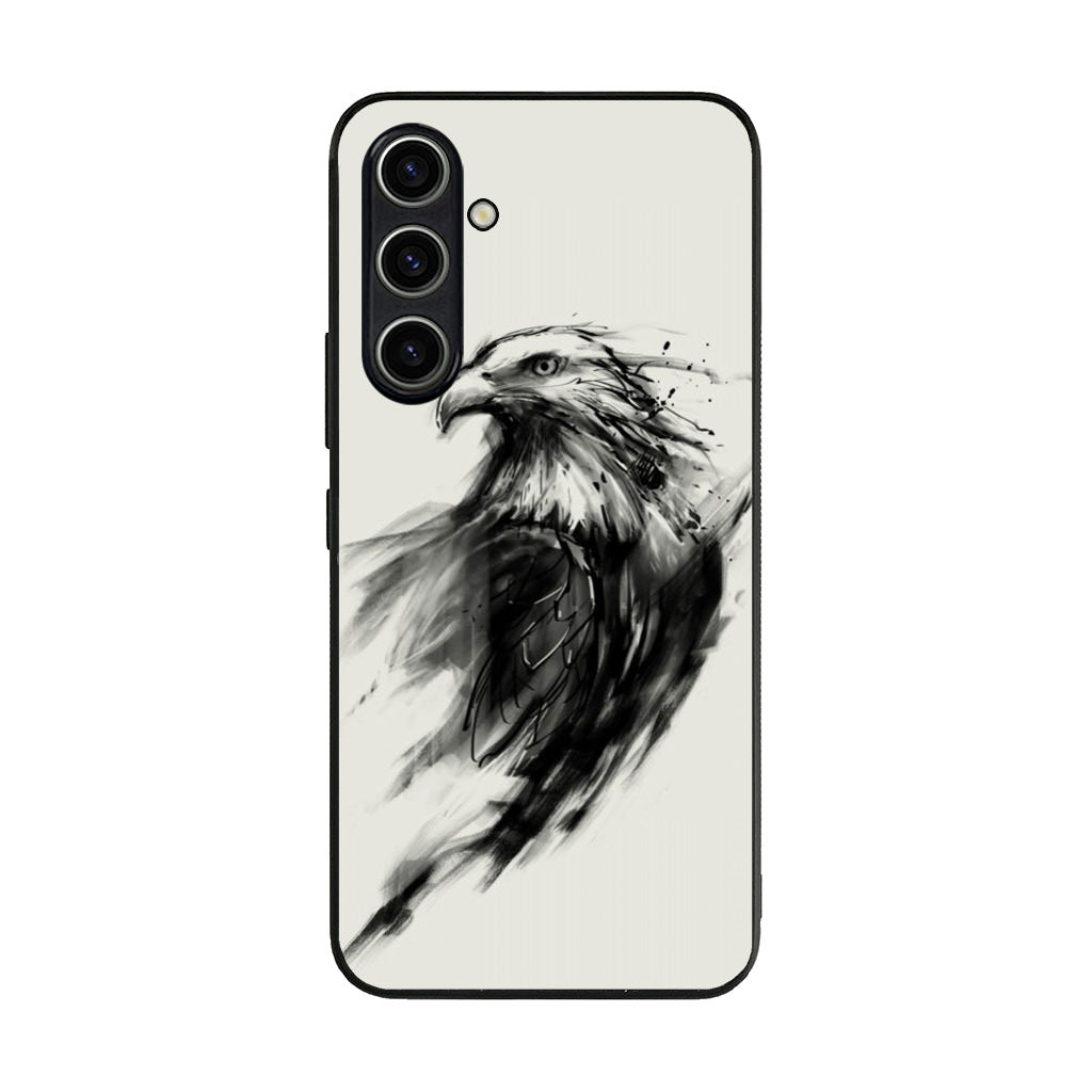 Eagle Art Black Ink Samsung Galaxy A35 5G Case