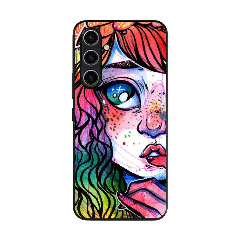 Eyes And Braids Samsung Galaxy A35 5G Case