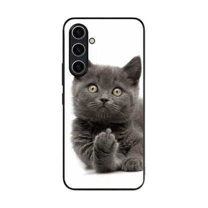 Finger British Shorthair Cat Samsung Galaxy A35 5G Case