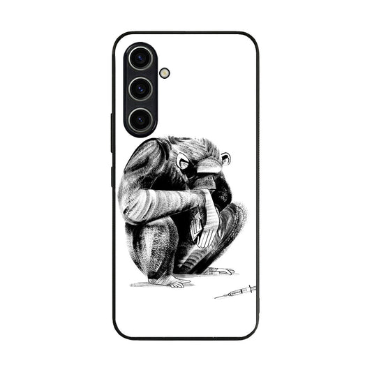 Guinea Chimp Samsung Galaxy A35 5G Case