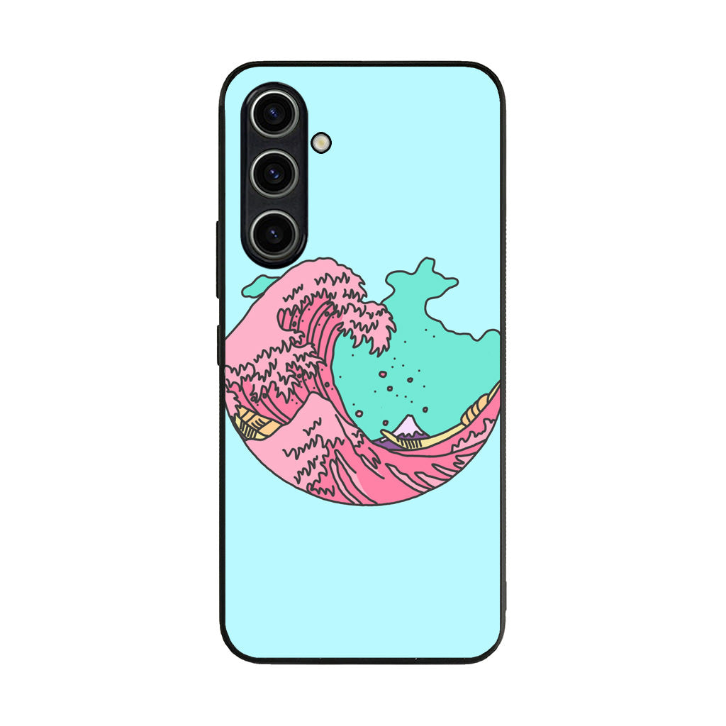 Japanese Pastel Wave Samsung Galaxy A35 5G Case