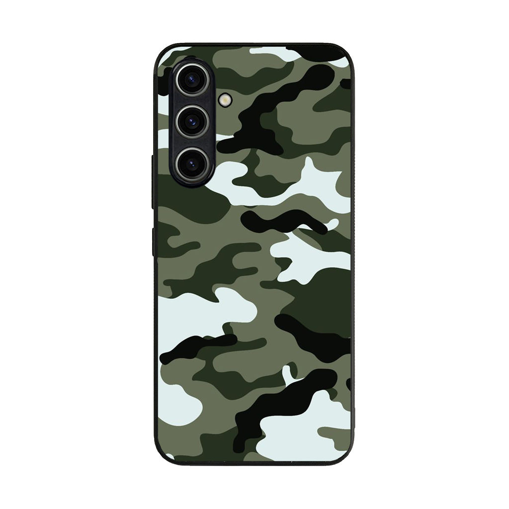 Military Green Camo Samsung Galaxy A35 5G Case