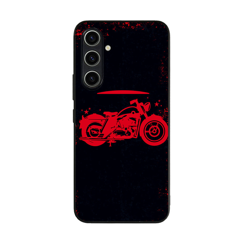 Motorcycle Red Art Samsung Galaxy A35 5G Case