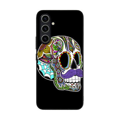 Mustache Sugar Skull Samsung Galaxy A35 5G Case