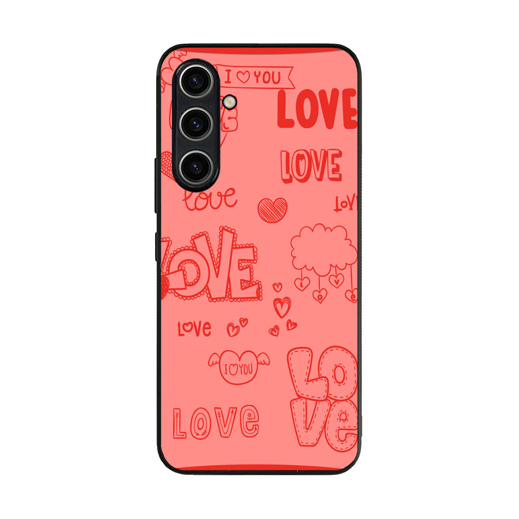 Pink Lover Samsung Galaxy A35 5G Case