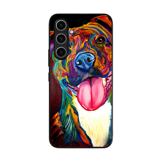 Pitbull Painting Art Samsung Galaxy A35 5G Case