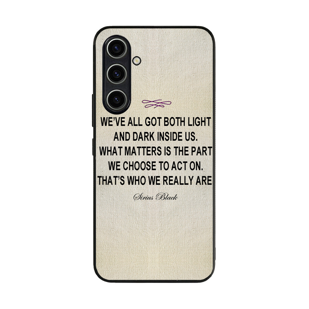 Sirius Black Quote Samsung Galaxy A35 5G Case