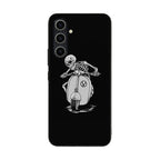 Skeleton Rides Scooter Samsung Galaxy A35 5G Case