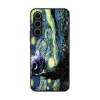 Skellington on a Starry Night Samsung Galaxy A35 5G Case