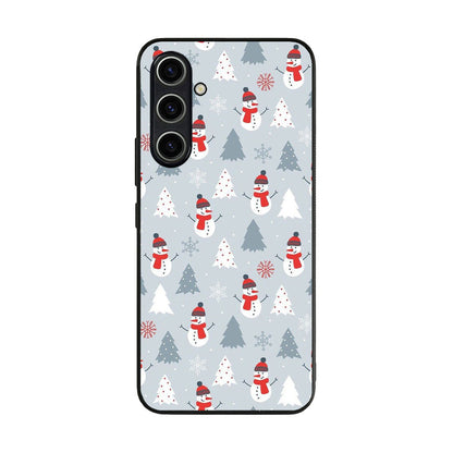 Snowmans Pattern Samsung Galaxy A35 5G Case