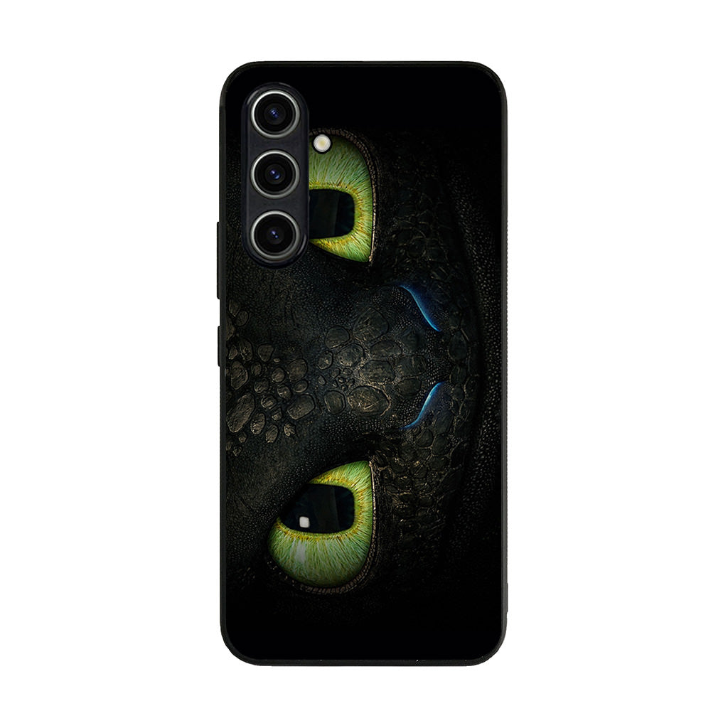 Toothless Dragon Eyes Close Up Samsung Galaxy A35 5G Case