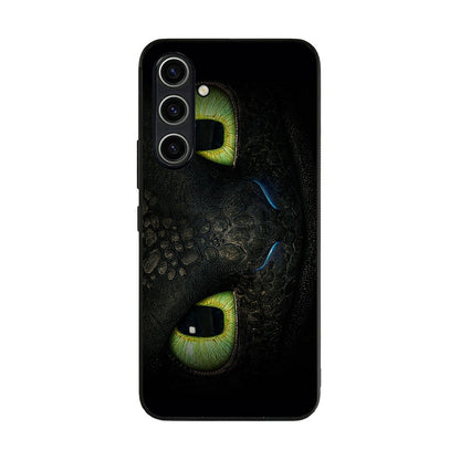 Toothless Dragon Eyes Close Up Samsung Galaxy A35 5G Case