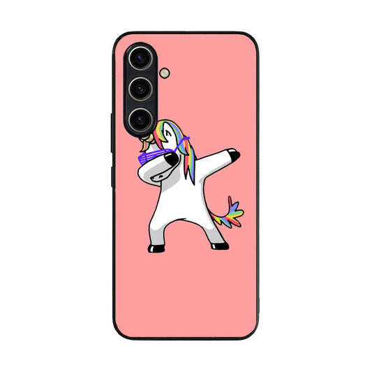 Unicorn Dabbing Pink Samsung Galaxy A35 5G Case