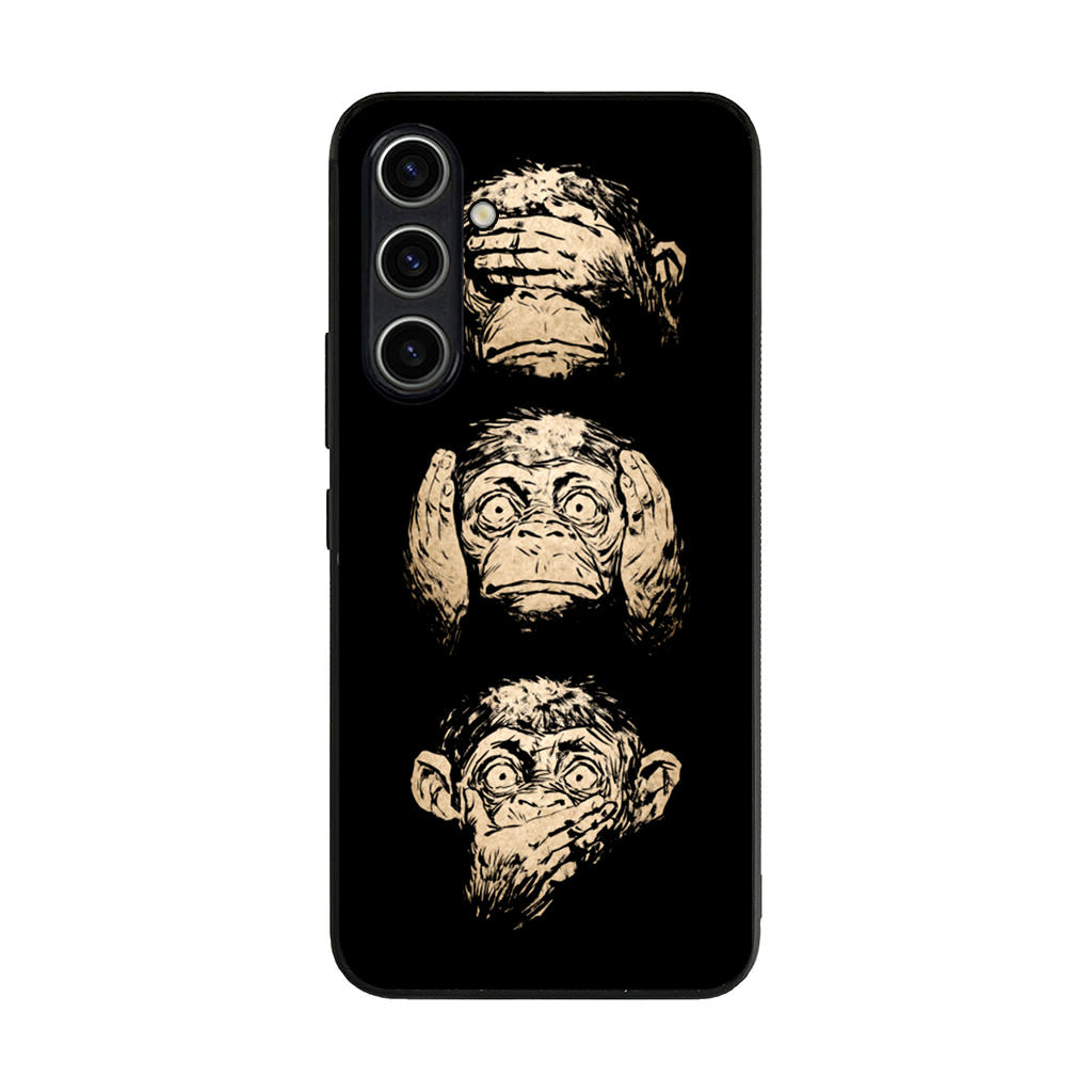 3 Wise Monkey Samsung Galaxy A35 5G Case