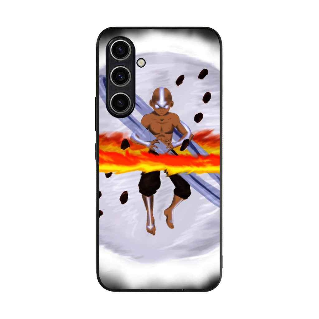 Avatar Aang Controls Four Elements Samsung Galaxy A35 5G Case