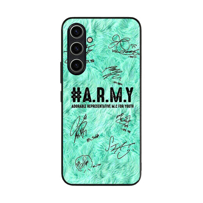 BTS Army Signature Samsung Galaxy A35 5G Case