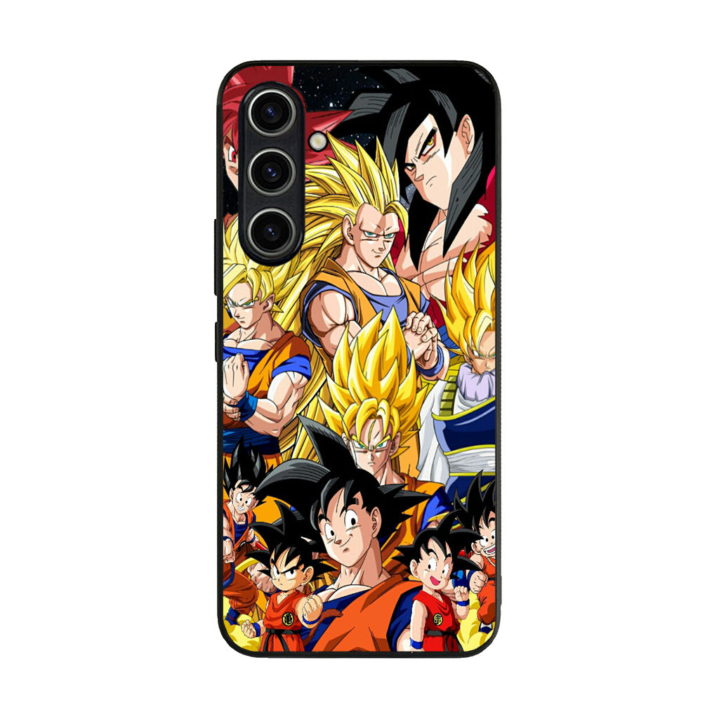 Dragon Ball Z Son Goku Transformation Samsung Galaxy A35 5G Case