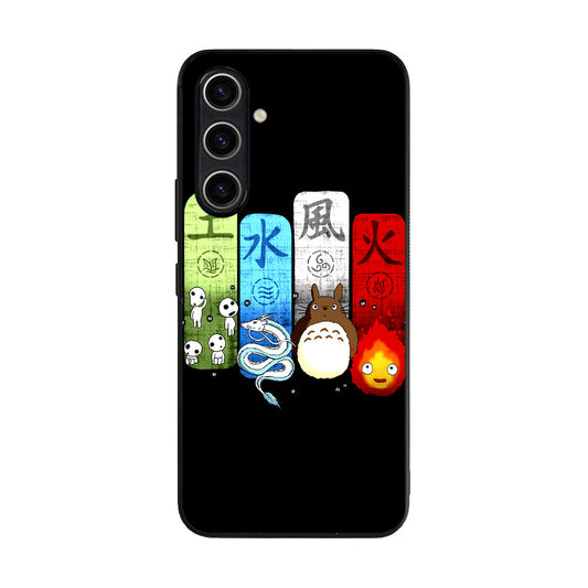 Ghibli Elemental Charms Samsung Galaxy A35 5G Case