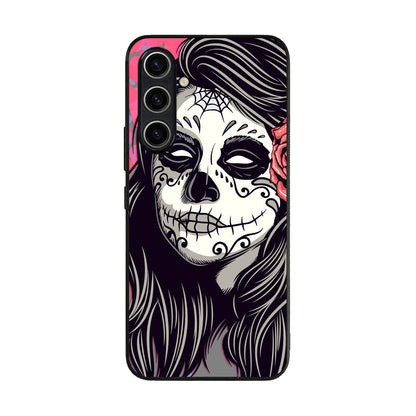 Girl Skull Flower Samsung Galaxy A35 5G Case