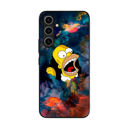 Homer Behind The Black Hole Samsung Galaxy A35 5G Case