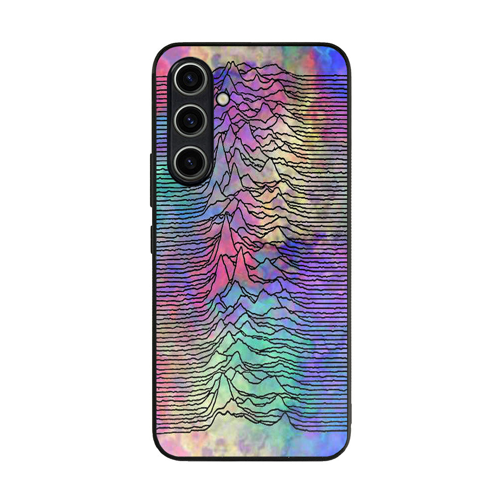 Joy Division Unknown Pleasures Colorful Samsung Galaxy A35 5G Case