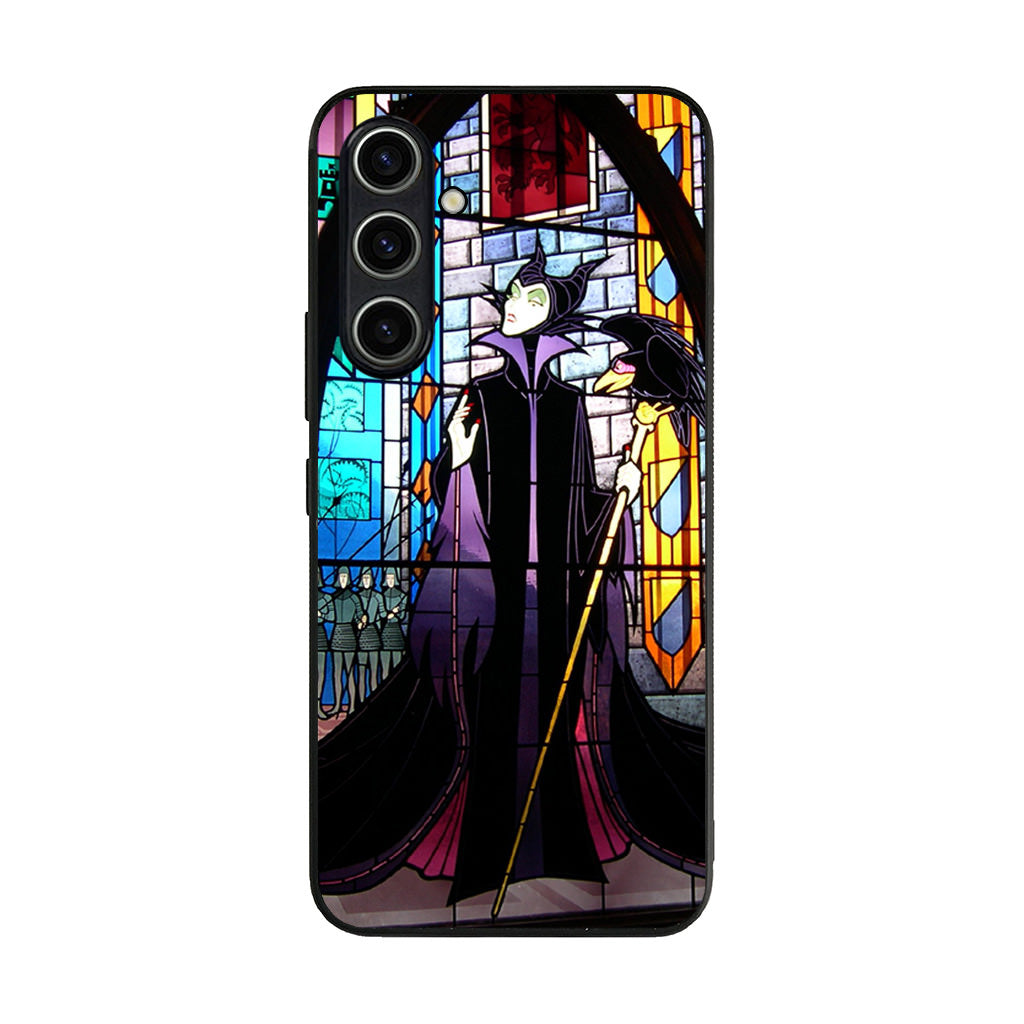 Maleficent Sleeping Beauty Glass Art Samsung Galaxy A35 5G Case