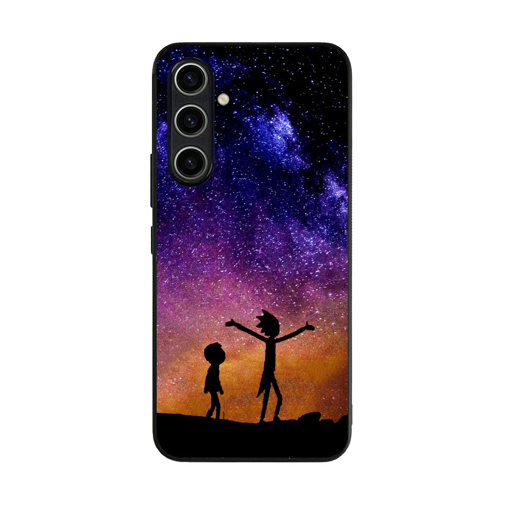 Morty Space Nebula Samsung Galaxy A35 5G Case