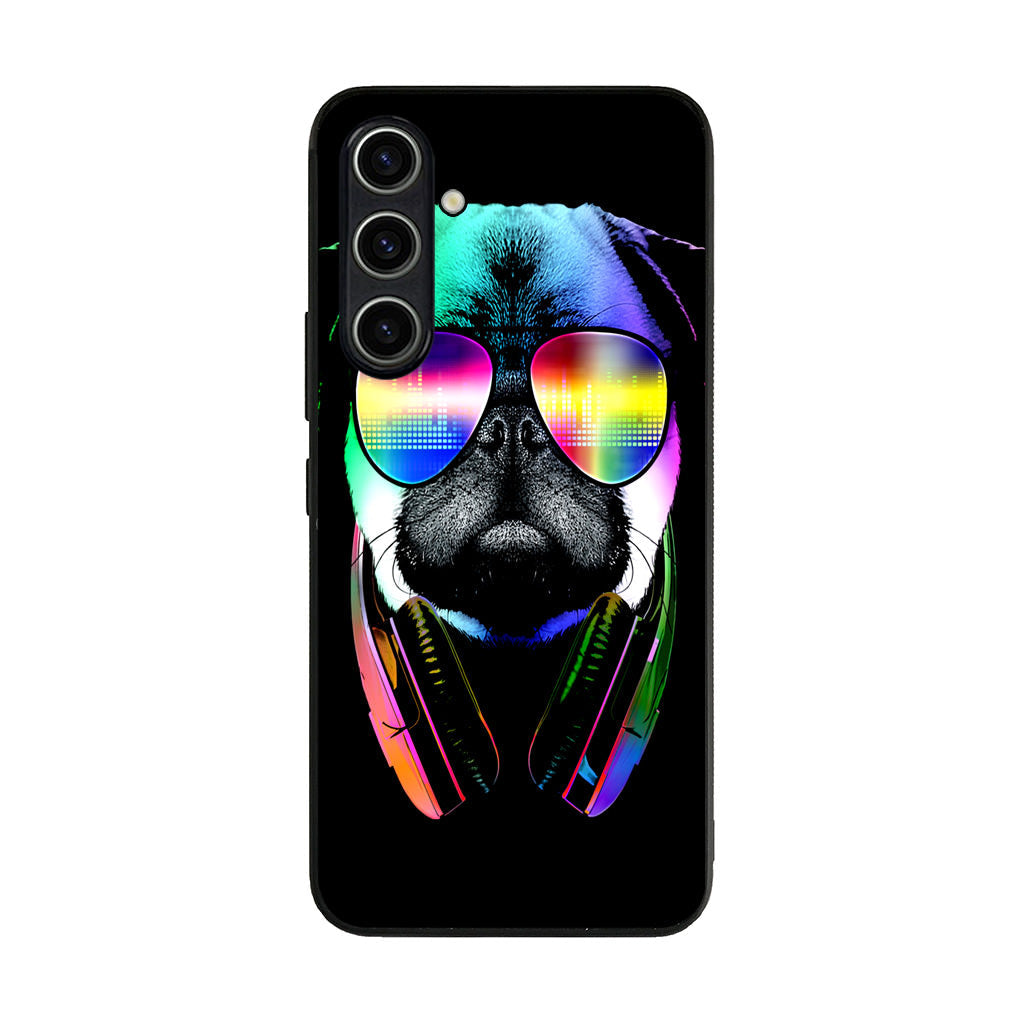 Music Lover Pug V Samsung Galaxy A35 5G Case