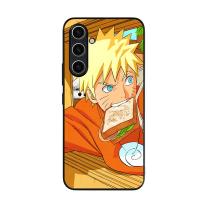 Naruto Eats Sandwich Samsung Galaxy A35 5G Case