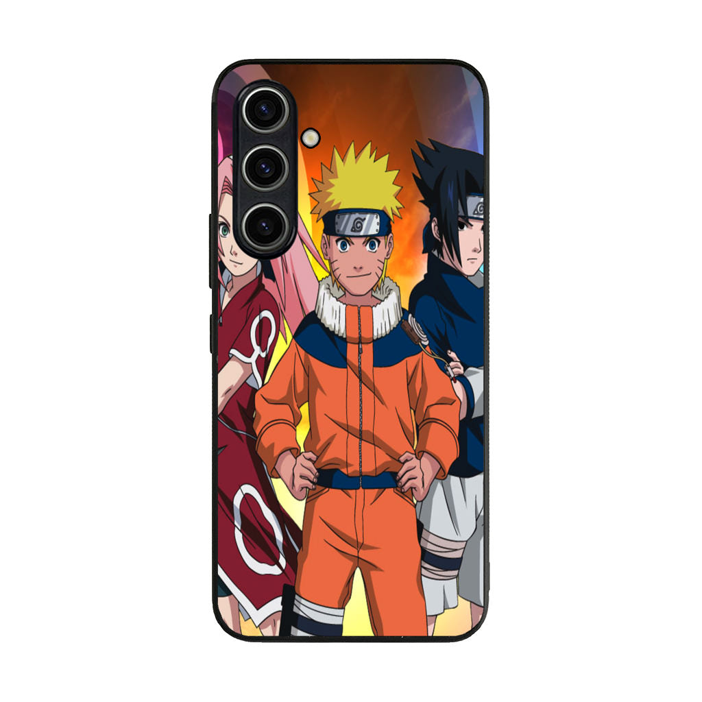 Naruto Sasuke And Sakura Samsung Galaxy A35 5G Case